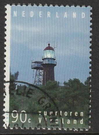 Nederland 1994 1622 Vuurtoren Vlieland, Gest Groningen, Ophalen of Verzenden, Na 1940, Gestempeld