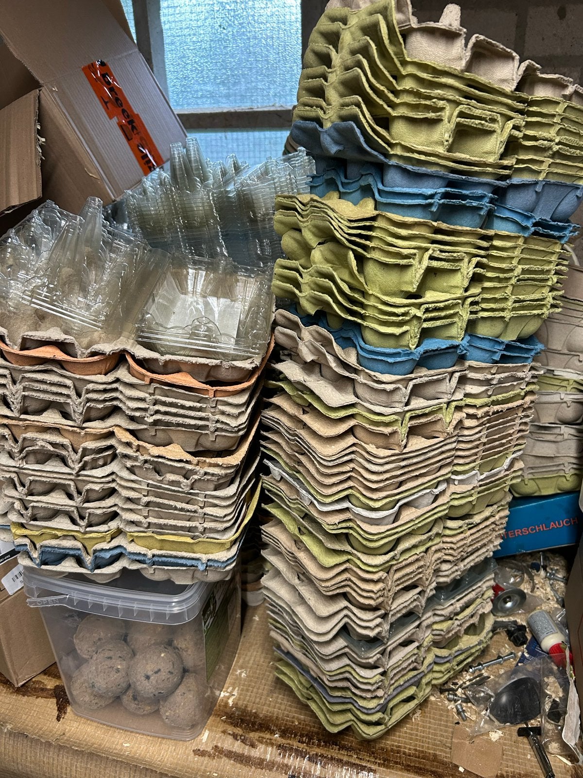 Meer dan 200 eierdozen van 6 stuks, Dieren en Toebehoren, Ophalen of Verzenden