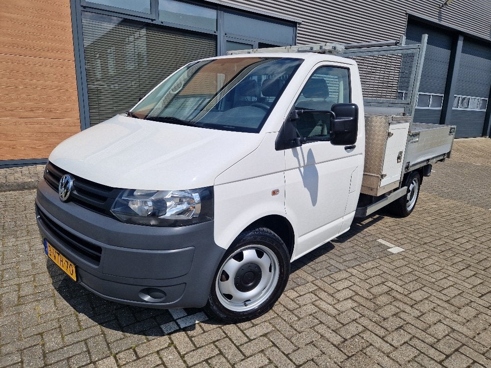 Volkswagen Transporter 2.0 TDI pick-up kist open-laadbak tre, Auto's, Voorwielaandrijving, Euro 5, Stof, Gebruikt