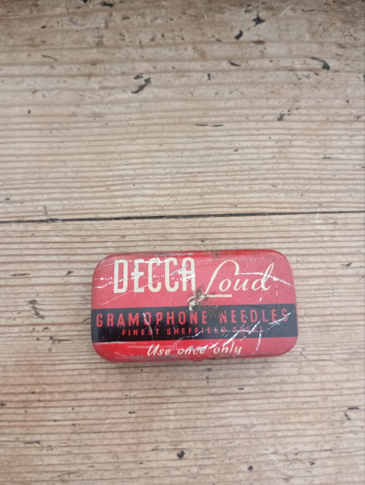 Vintage Decca Loud Gramophone needles Sheffield Steel Englan, Ophalen of Verzenden