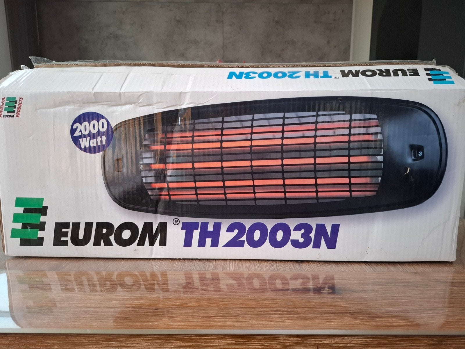 Eurom TH2003N terrasverwarmer, Ophalen of Verzenden, Nieuw, Elektrisch, Wand
