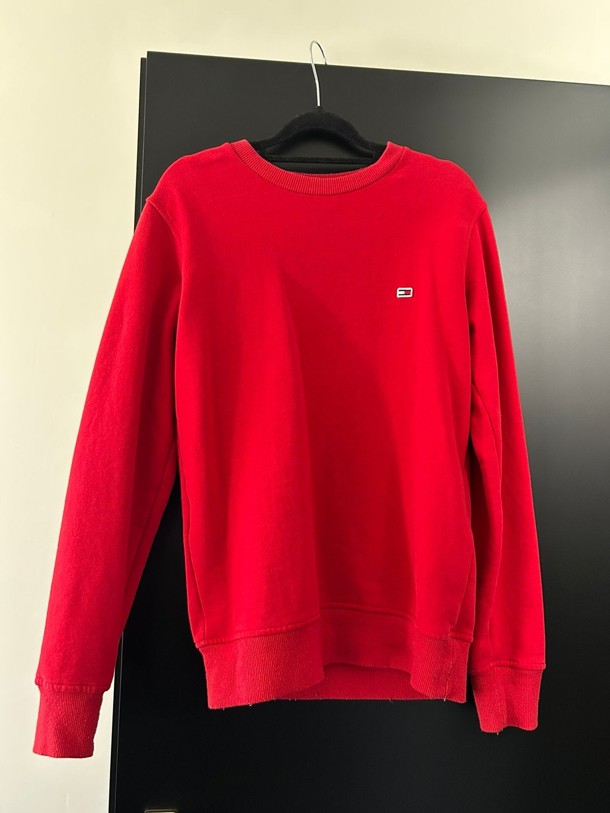 Tommy Hilfiger trui - maat S, Kleding | Dames, Ophalen, Zo goed als nieuw, Maat 36 (S), Rood