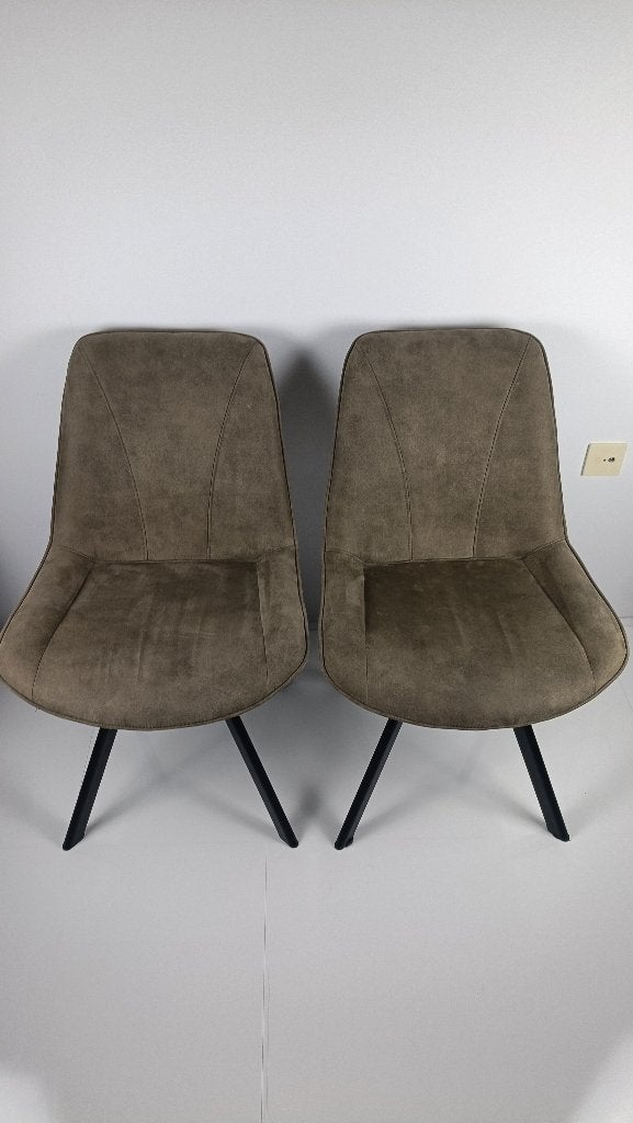 Kamer Stoelen Stof (2 stuks), Ophalen, Twee, Overige kleuren, Zo goed als nieuw