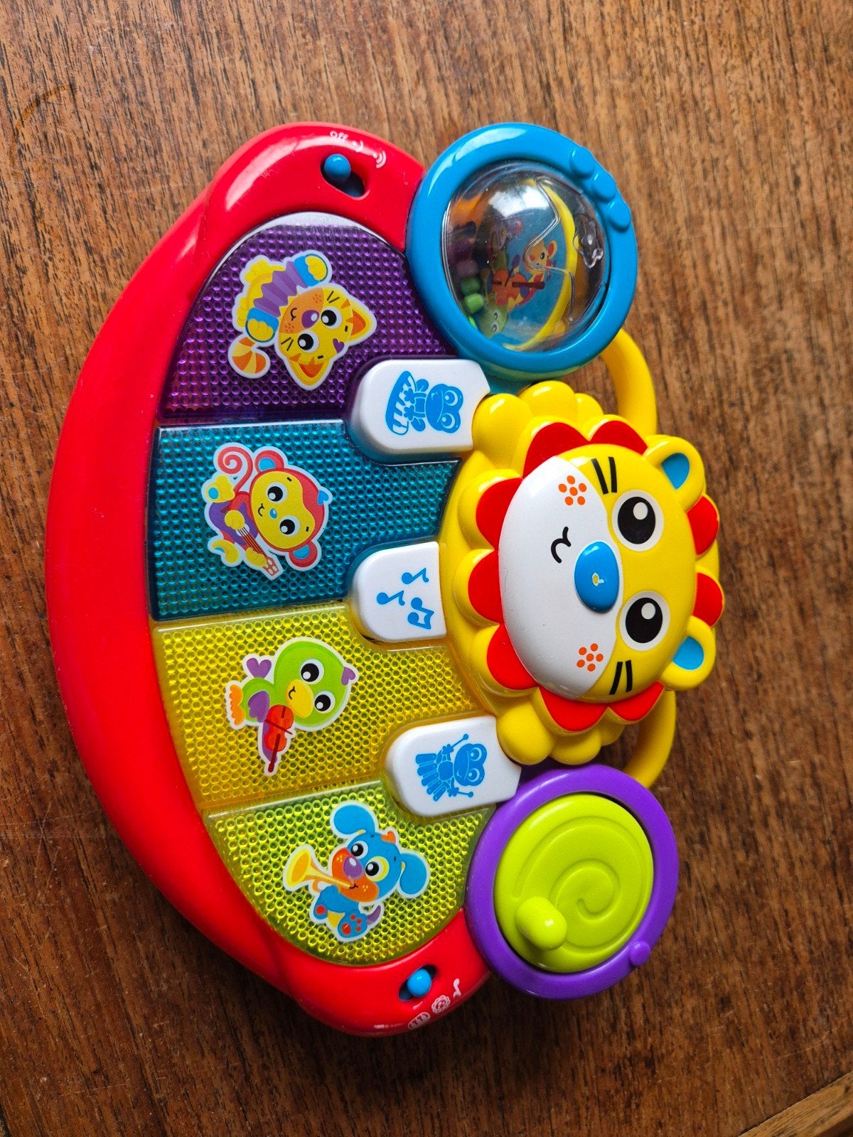 Vrolijke baby piano met geluid en licht, Ophalen of Verzenden, Gebruikt, Overige typen, Met licht