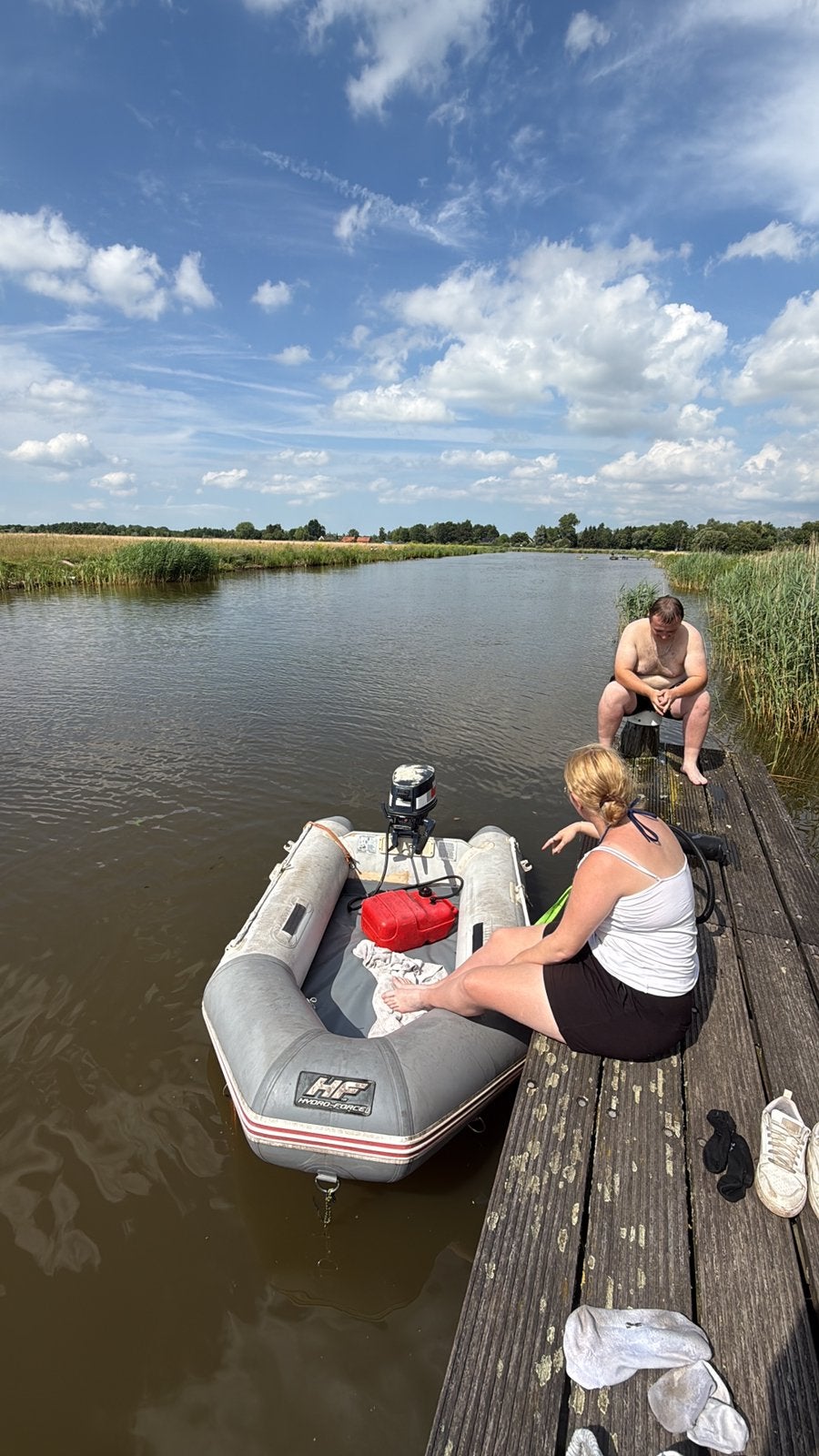 Rubberboot, Watersport en Boten, Bootonderdelen, Zo goed als nieuw, Overige typen, Motorboot, Ophalen