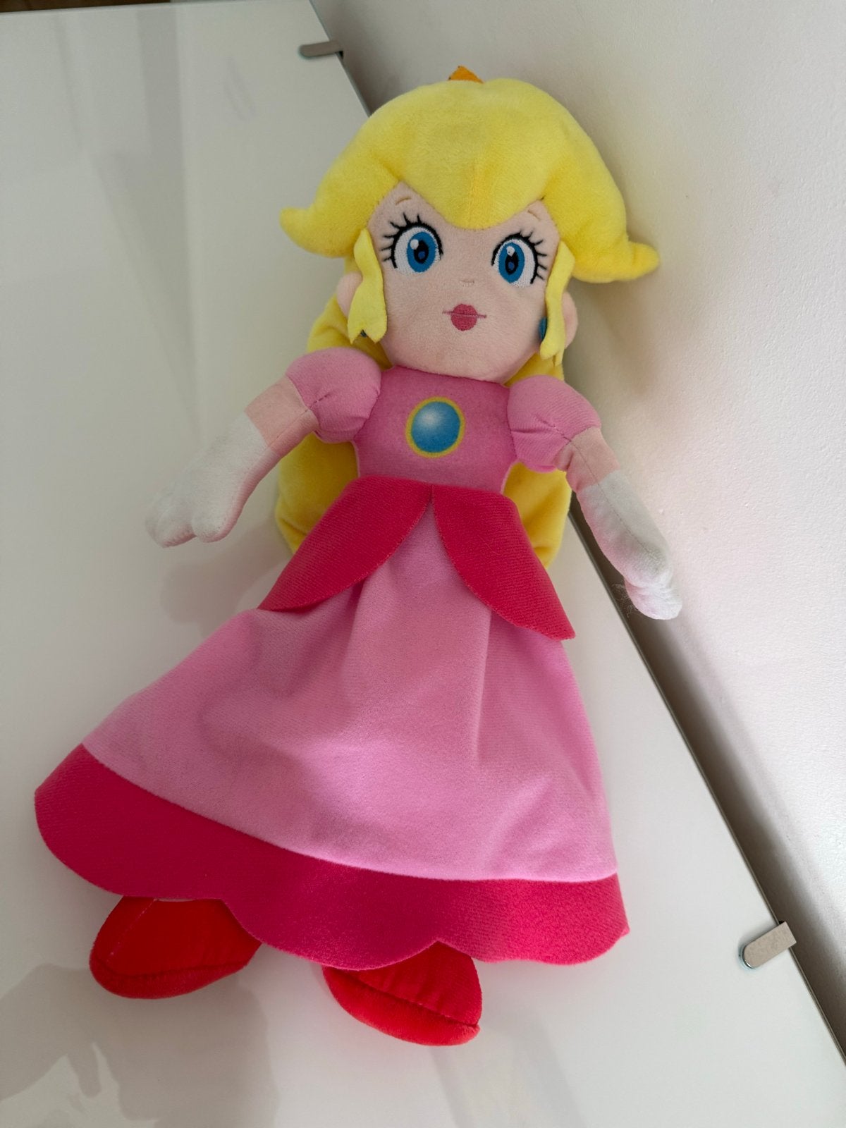 Prinses Peach knuffel - Super Mario, Overige typen, Ophalen of Verzenden, Zo goed als nieuw, Nintendo
