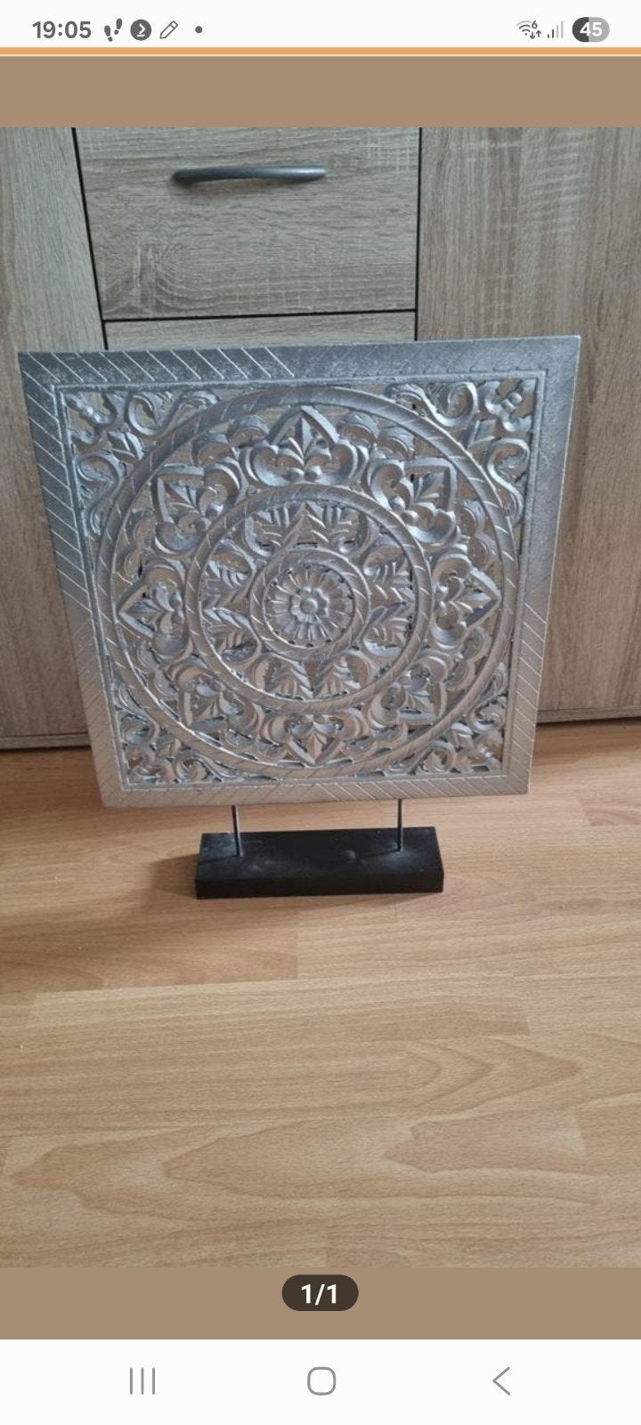 2 leuke zilveren ornamenten voor het raam, Gebruikt, Overige materialen, Overige stijlen, Ophalen of Verzenden