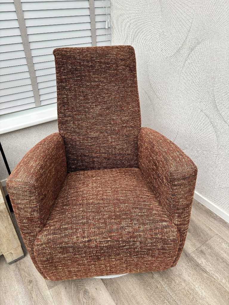 2 heerlijk zittende draaistoelen, Ophalen, Gebruikt, 75 tot 100 cm, Stof