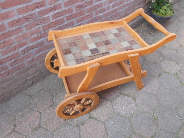 leuke serveer wagen, Ophalen, Gebruikt