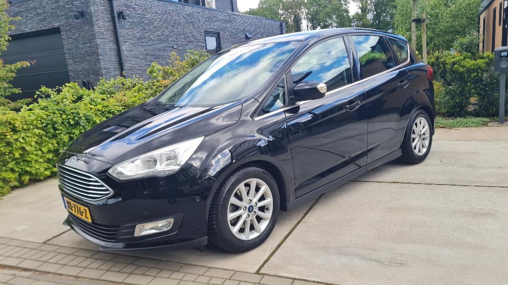 Ford C-Max 1.5 EcoBoost 150PK Automaat/Cruise/Klima/Trekhaak, 15 km/l, 1498 cc, Zwart, 4 cilinders
