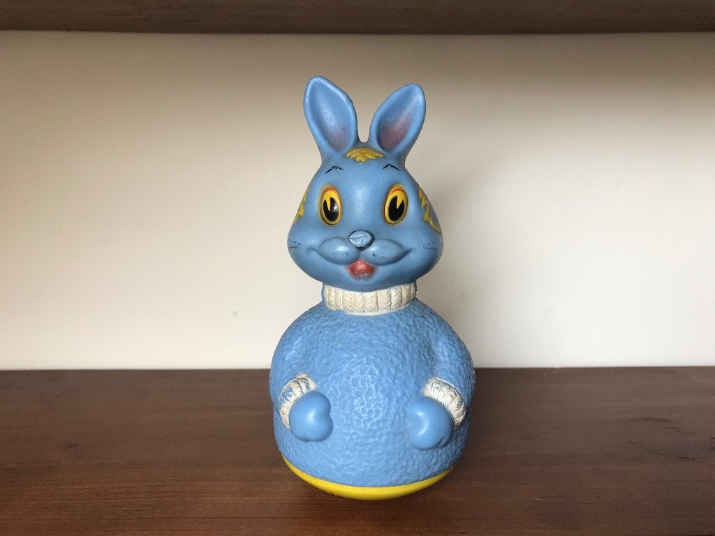 Retro vintage wiebel poppetje figuurtje met geluid France, Verzamelen, Ophalen of Verzenden, Huis en Inrichting