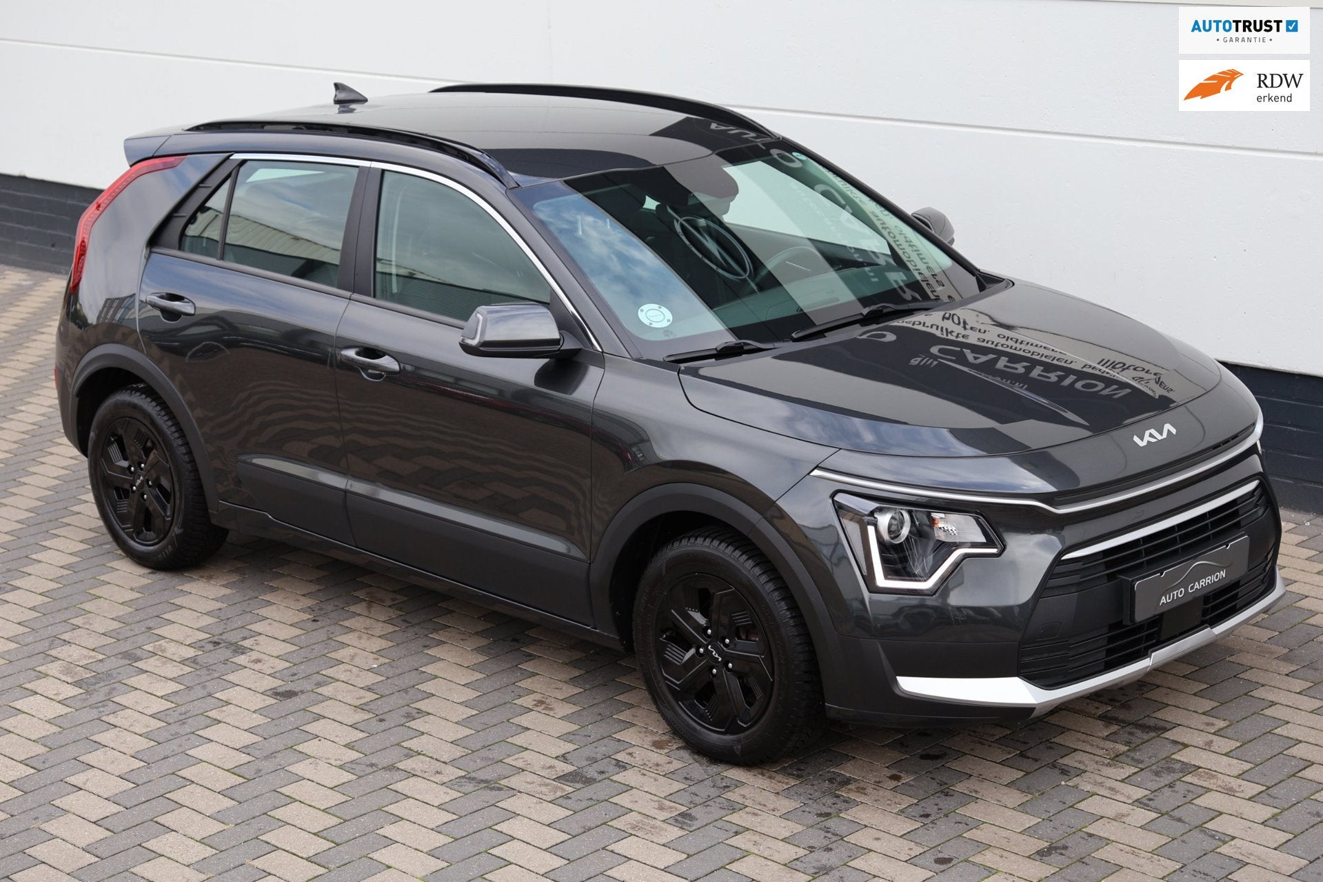 Kia Niro 1.6 GDi PHEV Carplay Camera Dealer Onderhouden !, Auto's, Dealer onderhouden, Stof, Gebruikt, Zwart