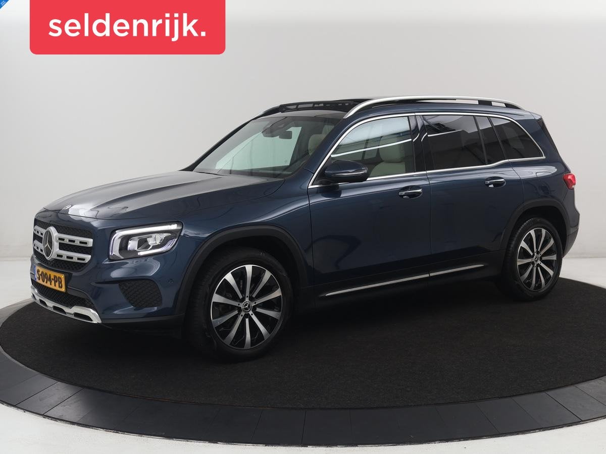 Mercedes-Benz GLB 200 Luxury Line | Panoramadak | Leder | Ad, Auto's, 4 cilinders, Blauw, 163 pk, Bedrijf