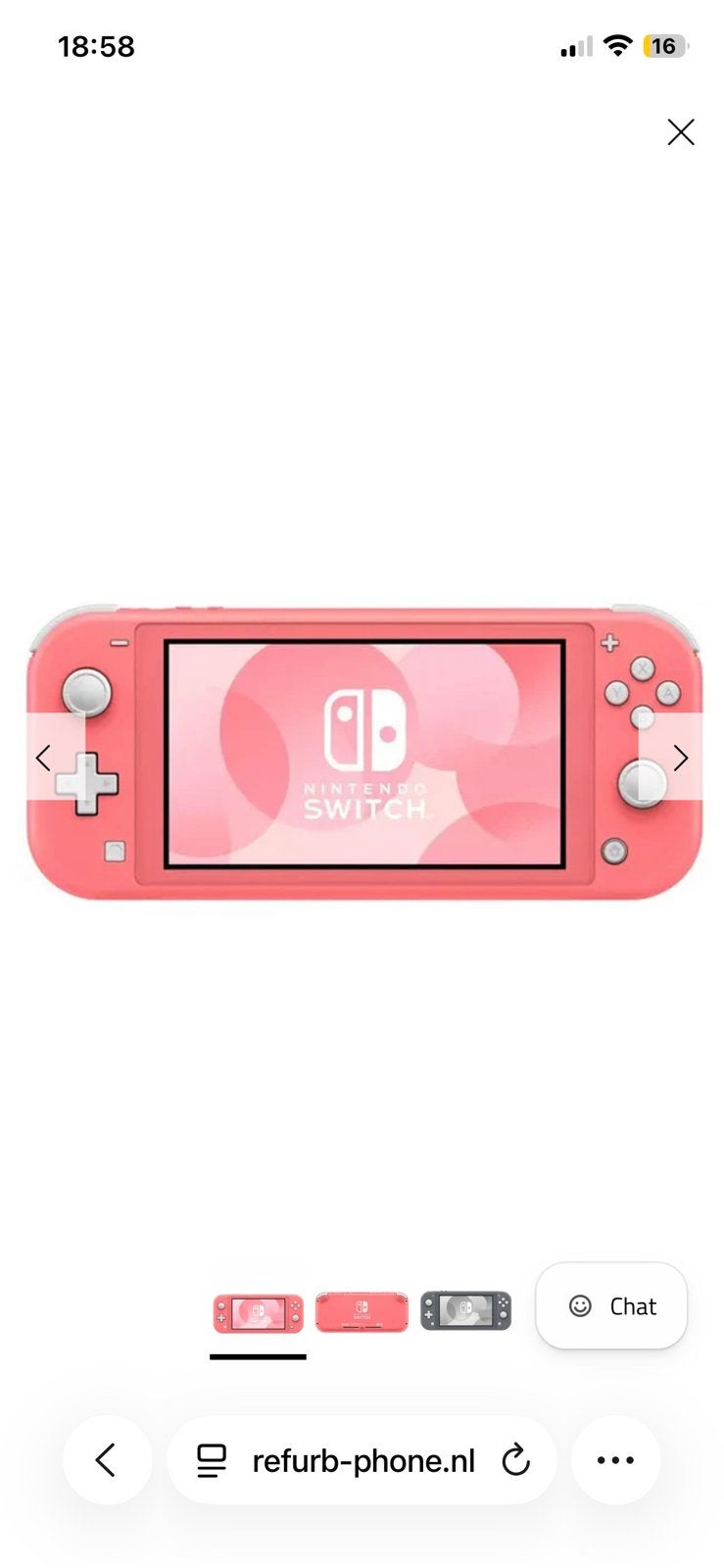 Nitendo switch lite, Spelcomputers en Games, Spelcomputers | Nintendo Switch Lite, Ophalen, Roze of Coral, Zo goed als nieuw