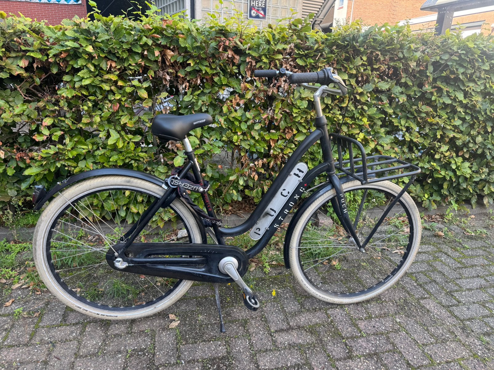 Puch Spirit Stadsfiets 71cm Voordrager + 2 SlotenGoede Staat, Overige merken, 53 tot 56 cm, Versnellingen, Ophalen of Verzenden