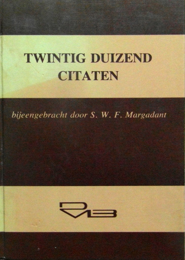 Twintig duizend citaten (bruin-gele omslag),, Ophalen of Verzenden, Zo goed als nieuw