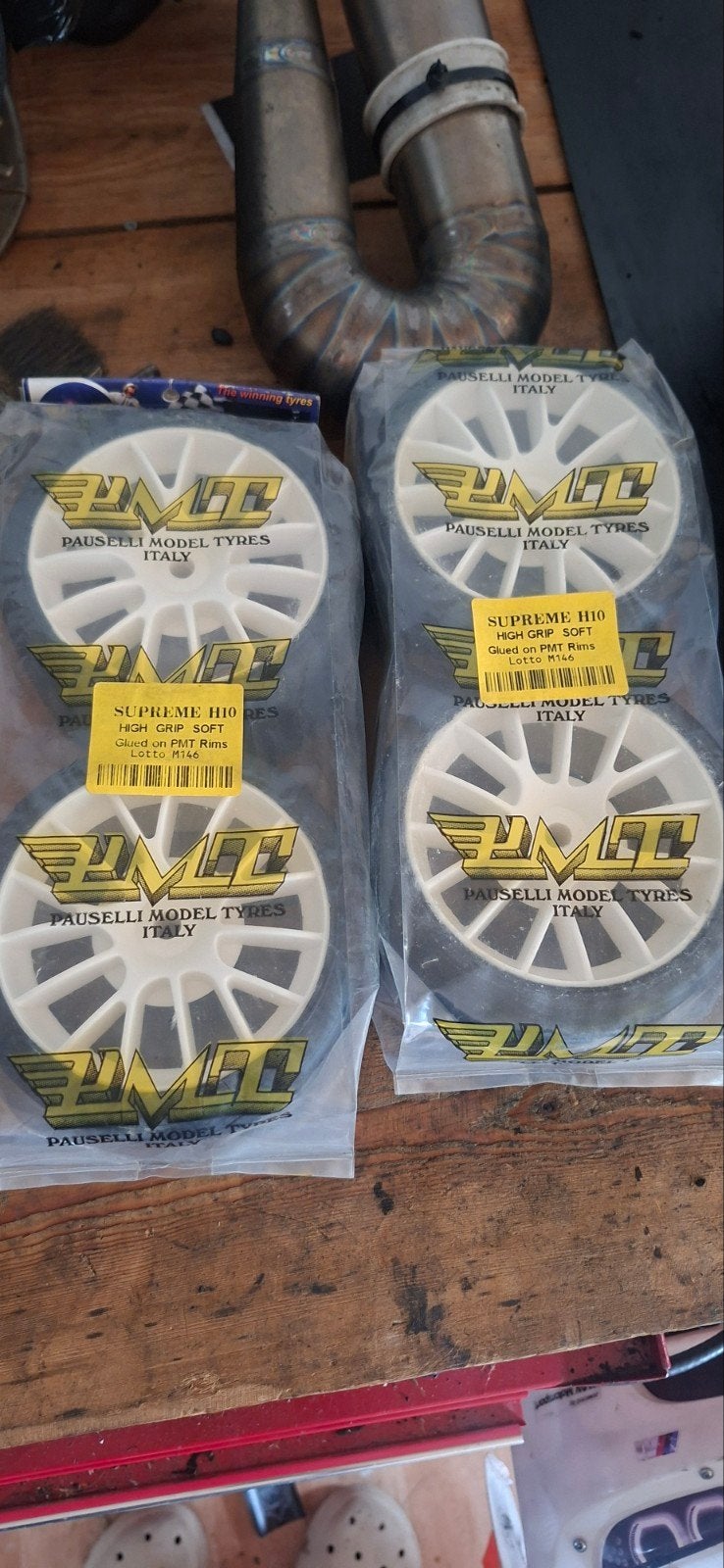 PMT Supreme H10 High Grip Soft banden op velgen (4 stuks), Hobby en Vrije tijd, Modelbouw | Radiografisch | Auto's, Ophalen of Verzenden