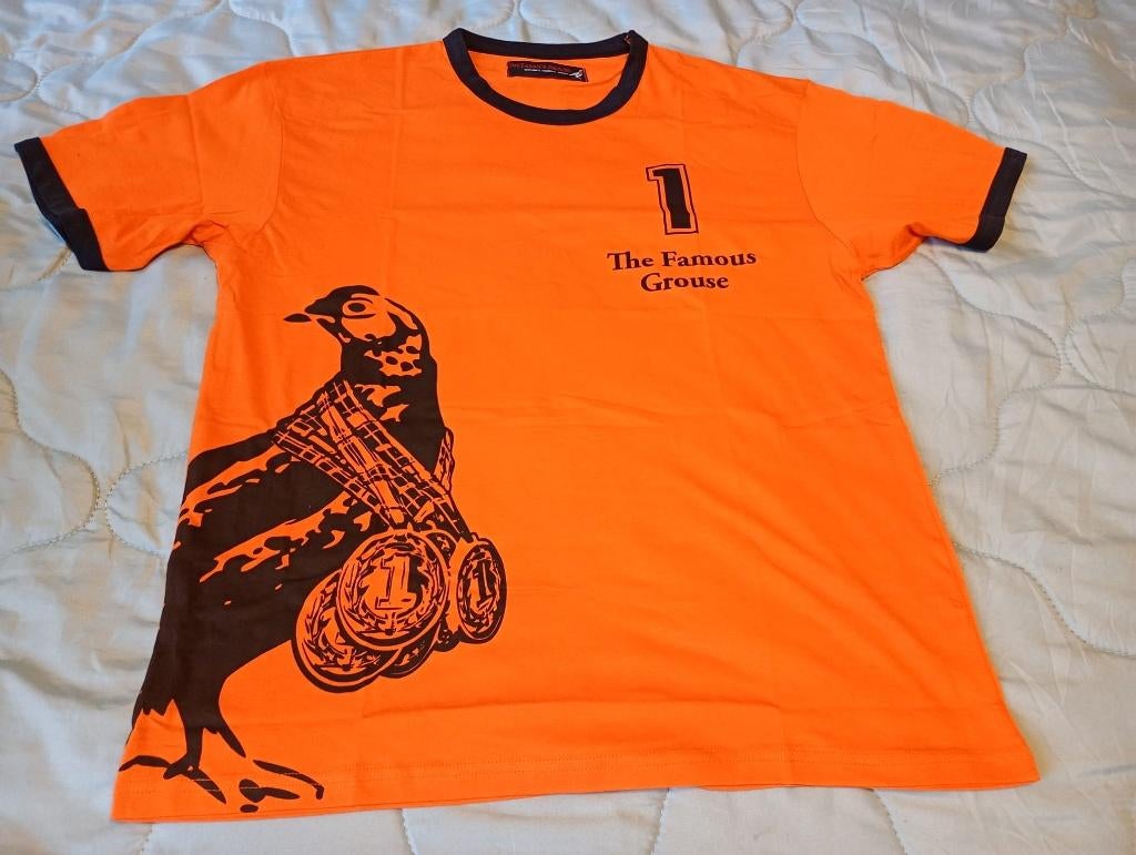The Famous Grouse “Wereldkampioen” Shirt Oranje / WK Maat XL, Ophalen, Oranje, WK, Maat 56/58 (XL)