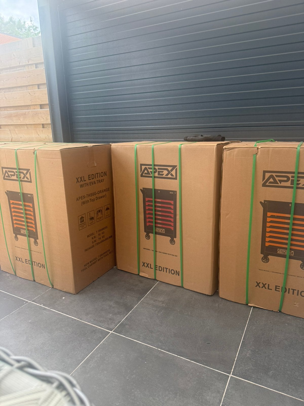 Apex Gereedschapskist 7 laa 6 volle, Doe-het-zelf en Verbouw, Ophalen, Nieuw