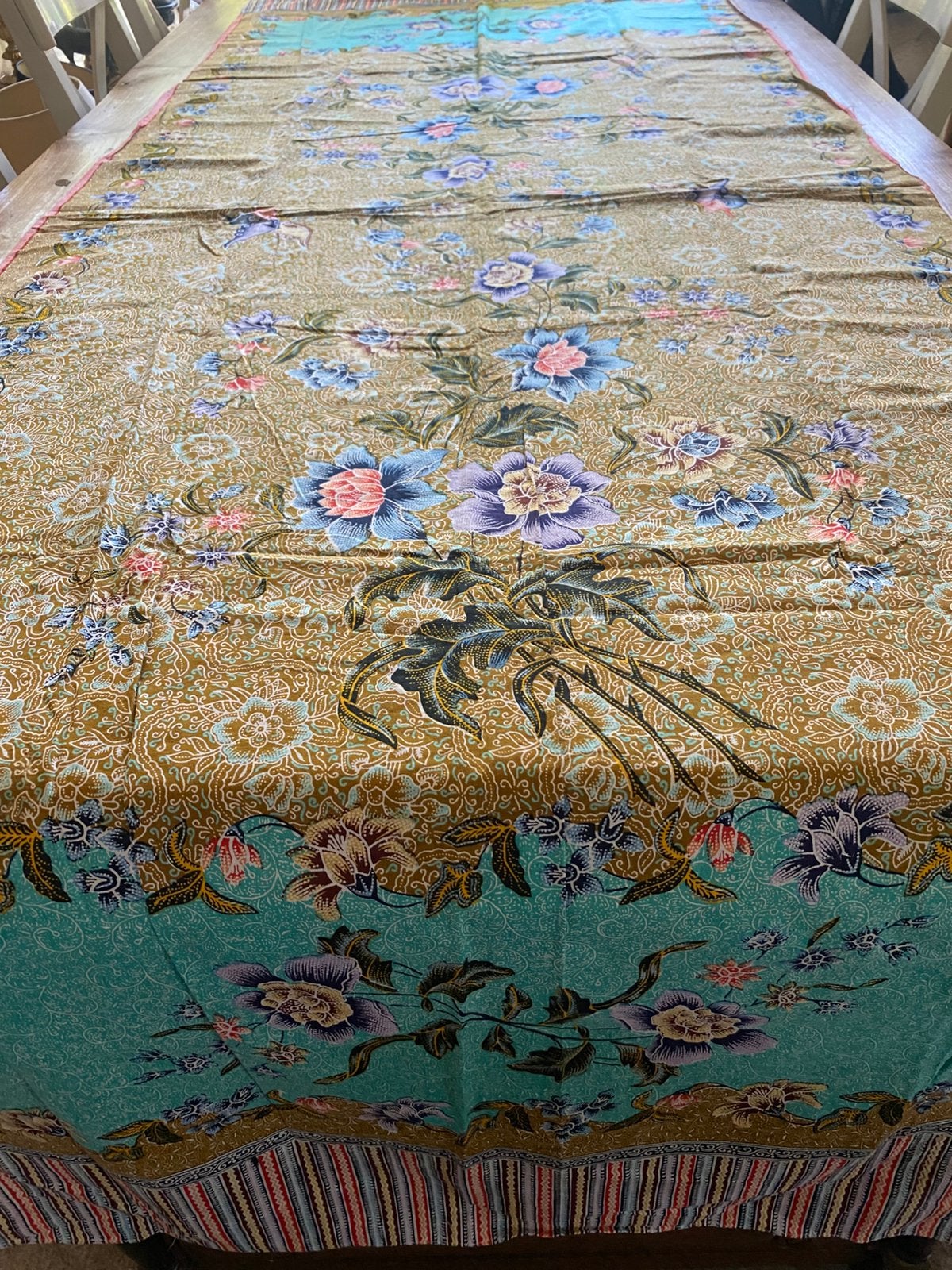 Batik sarong (gereserveerd V), Overige kleuren, Ophalen of Verzenden, Zo goed als nieuw, 30 tot 120 cm