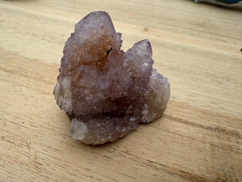 Spiritkwarts Amethist Cluster - Ruwe Kristal, Ophalen of Verzenden, Mineraal