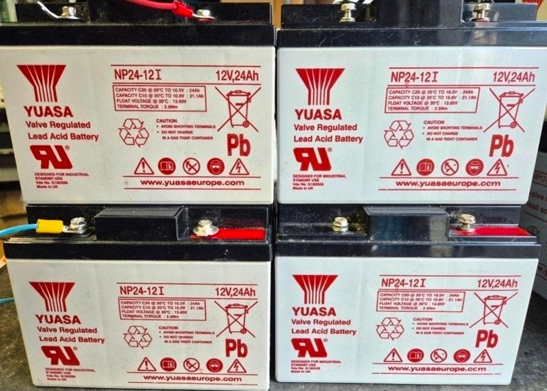 accu 12V    24 Ah, Ophalen of Verzenden, Gebruikt