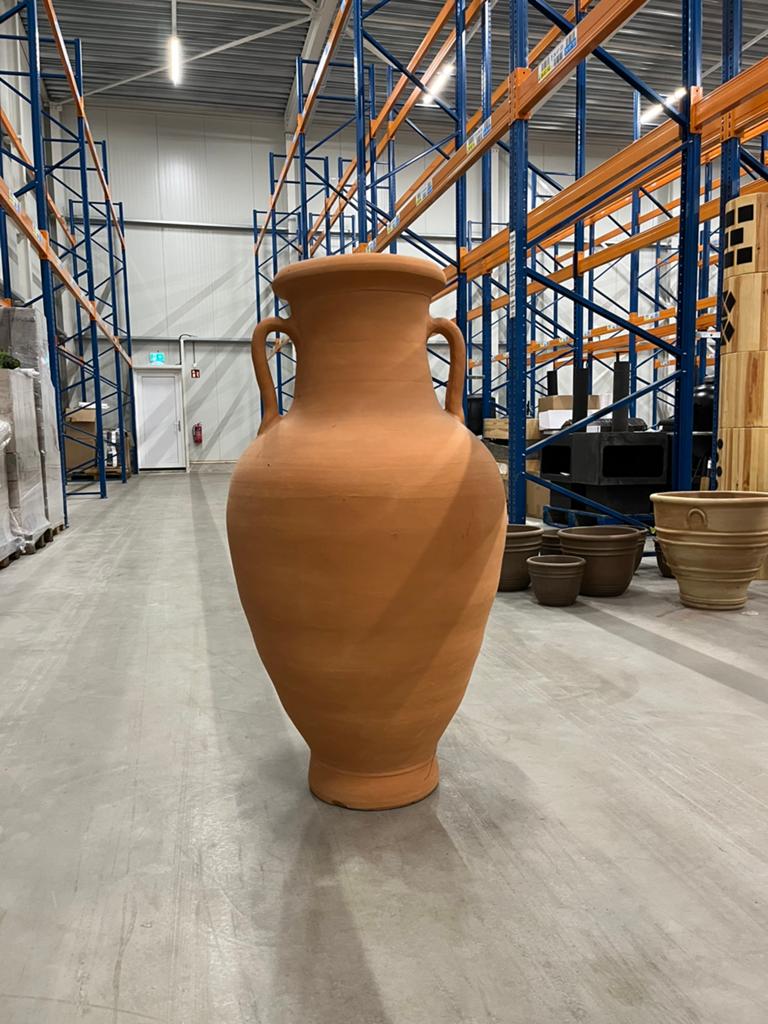 Grote Terracotta Pot Nieuw, Tuin en Terras, Bloempotten, Ophalen, 40 cm of meer, Nieuw, Balkon