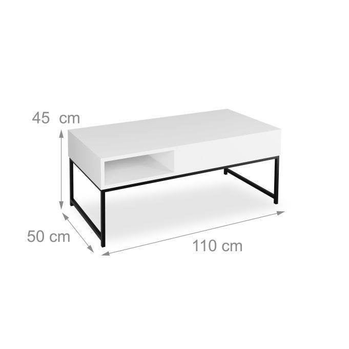 Salontafel, Huis en Inrichting, Tafels | Salontafels, Overige houtsoorten, Gebruikt, Ophalen of Verzenden, 100 tot 150 cm