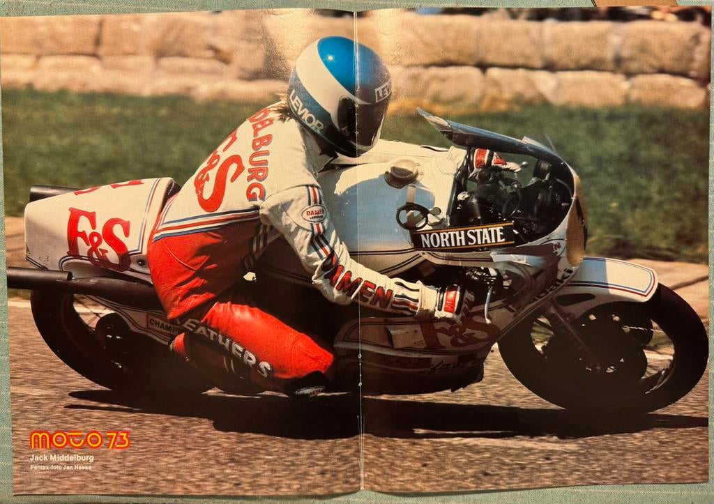 Poster Jack Middelburg, Verzamelen, Verzenden, Zo goed als nieuw, Motoren