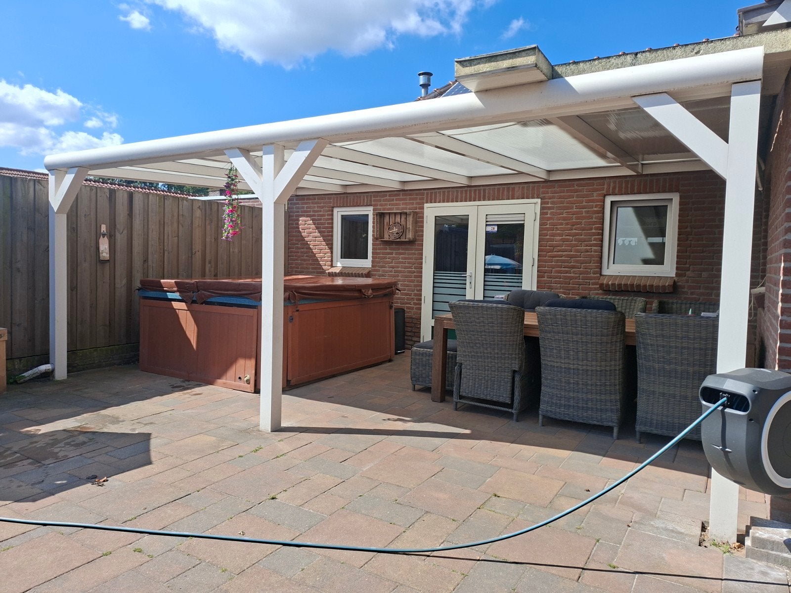 Veranda overkapping 6x3.6m - Z.g.a.n. wegens tuinverandering, Tuin en Terras, Ophalen of Verzenden