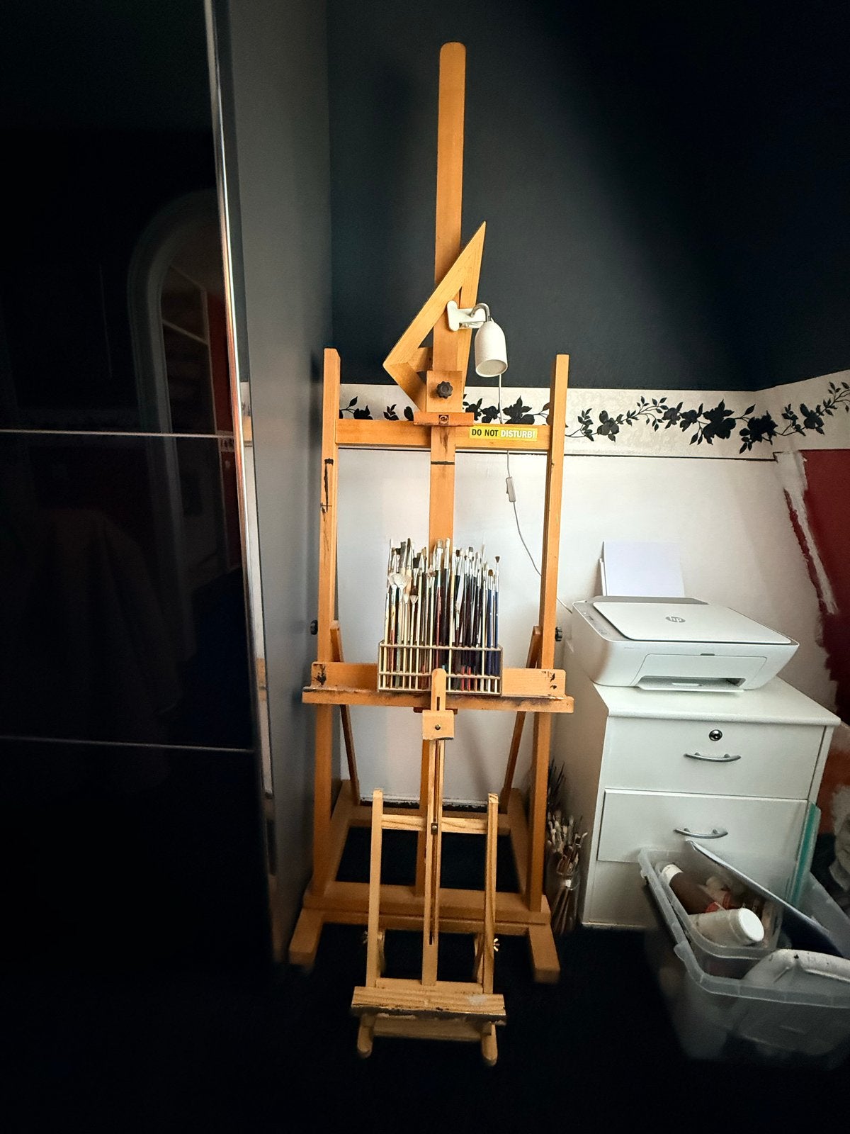 Professionele houten schilderezel + tafelezel, Hobby en Vrije tijd, Schilderen, Ophalen, Gebruikt, Ezel