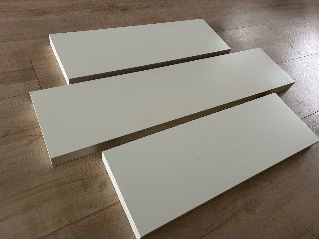 3x witte Ikea Lack wandplank, Huis en Inrichting, Woonaccessoires | Wandplanken en Boekenplanken, Ophalen, Gebruikt