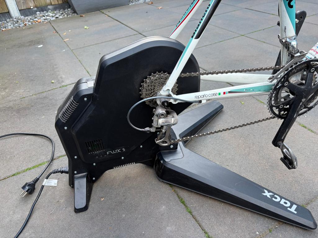 Tacx flux s, Gebruikt, Aluminium, 57 tot 61 cm, Meer dan 20 versnellingen