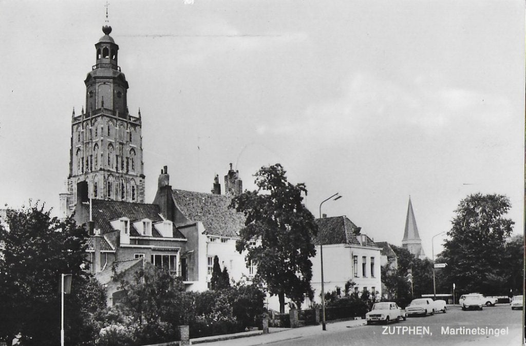 Zutphen Martinisingel Gelopen Oude Ansichtkaart ( 8638), Ophalen of Verzenden, Voor 1920, Gelopen, Gelderland