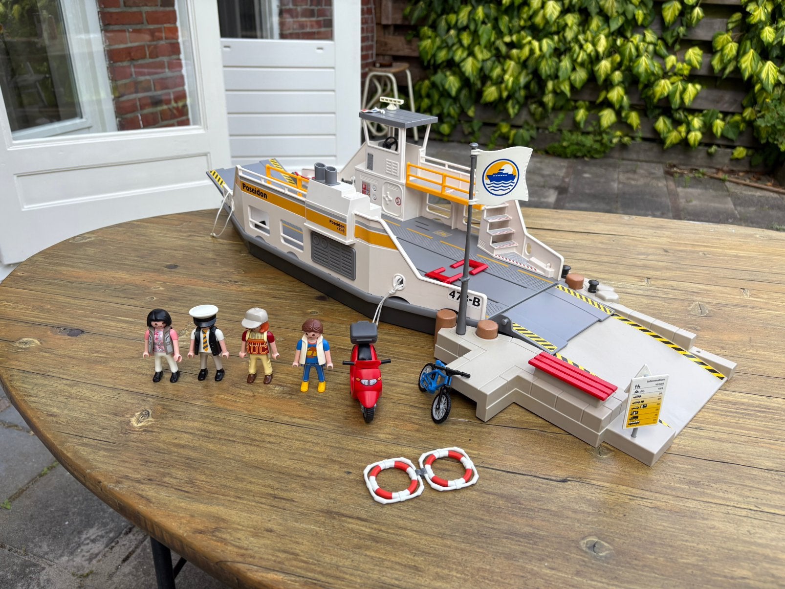 Playmobil veerboot, Ophalen, Zo goed als nieuw