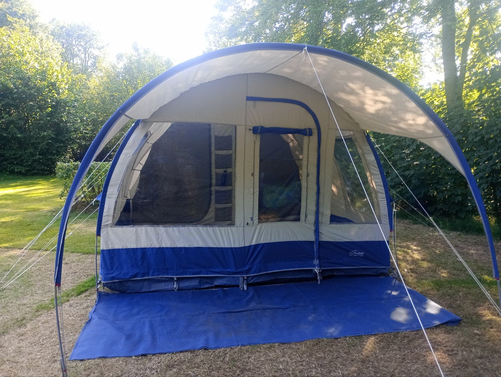 Vrijbuiter Outdoor Cedar Basic 330 tunneltent, Caravans en Kamperen, Ophalen, Gebruikt, Tot en met 5