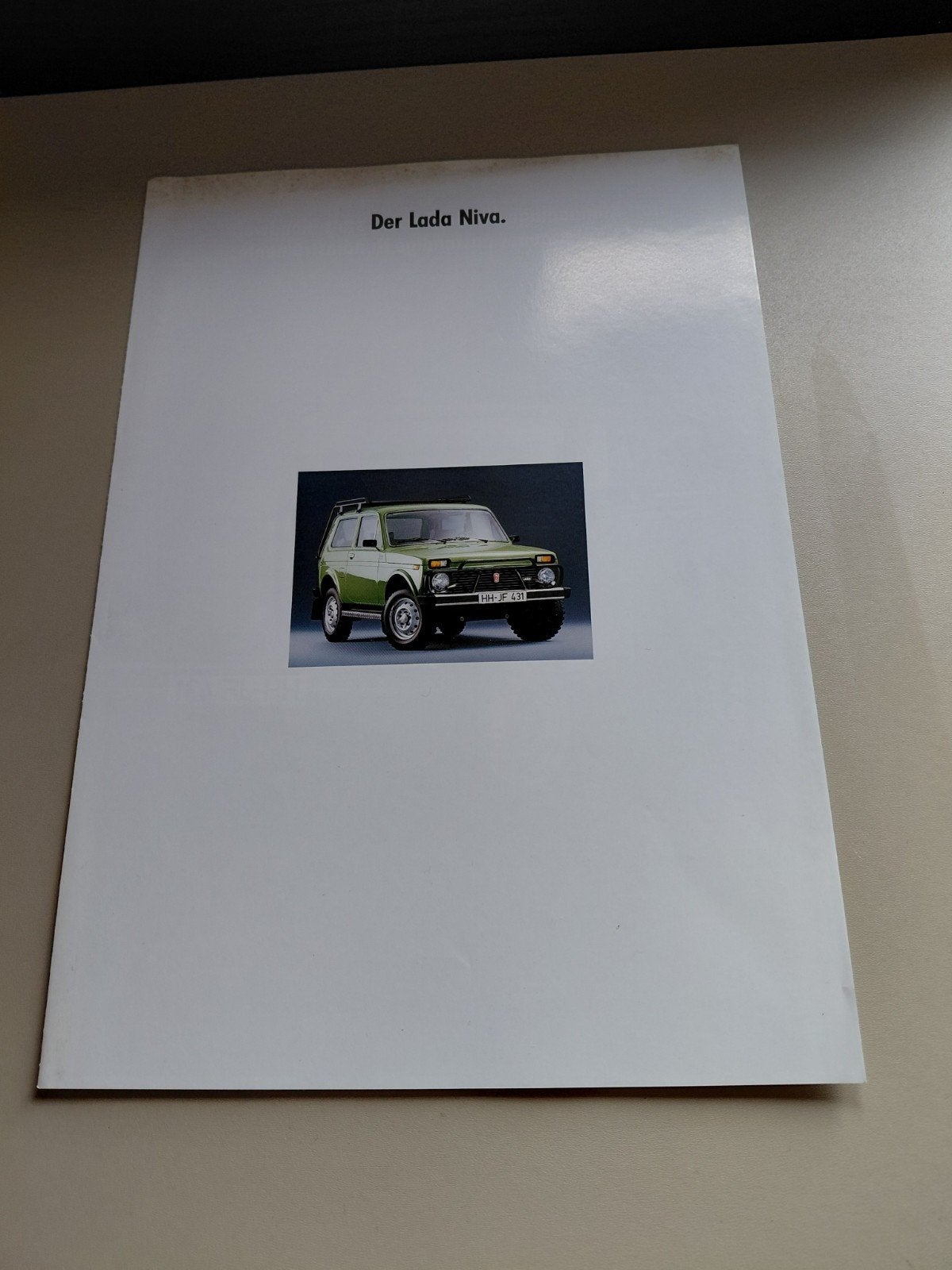 Lada Niva brochure uit Duitsland, Ophalen of Verzenden, Zo goed als nieuw, Overige merken, Lada