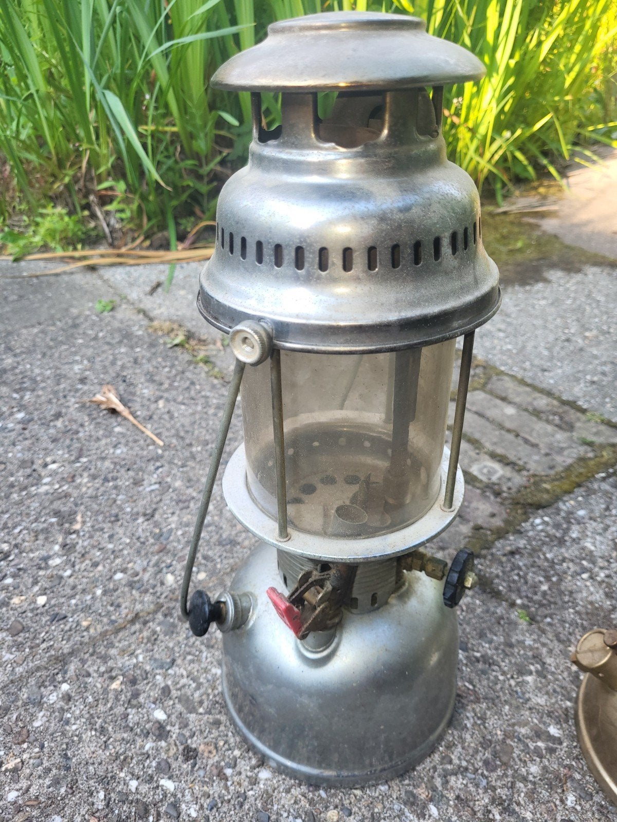 Vintage Petromax Petroleumlamp - Klassieke Kampeerlamp, Antiek en Kunst, Ophalen of Verzenden