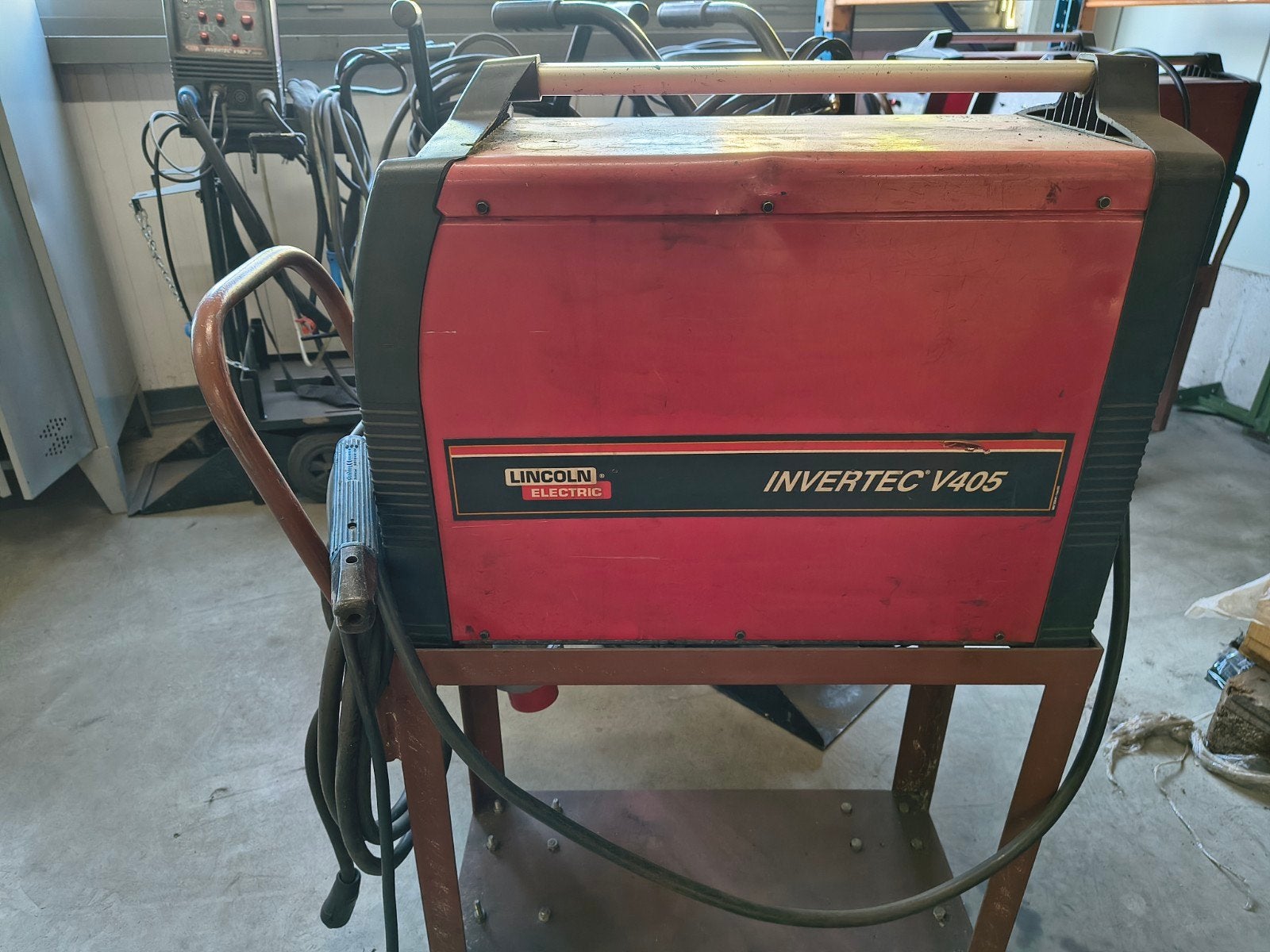Lincoln Electric Invertec V405-S Lasapparaat Elektrode/TIG, Ophalen, Gebruikt, 250 ampère of meer, Tig