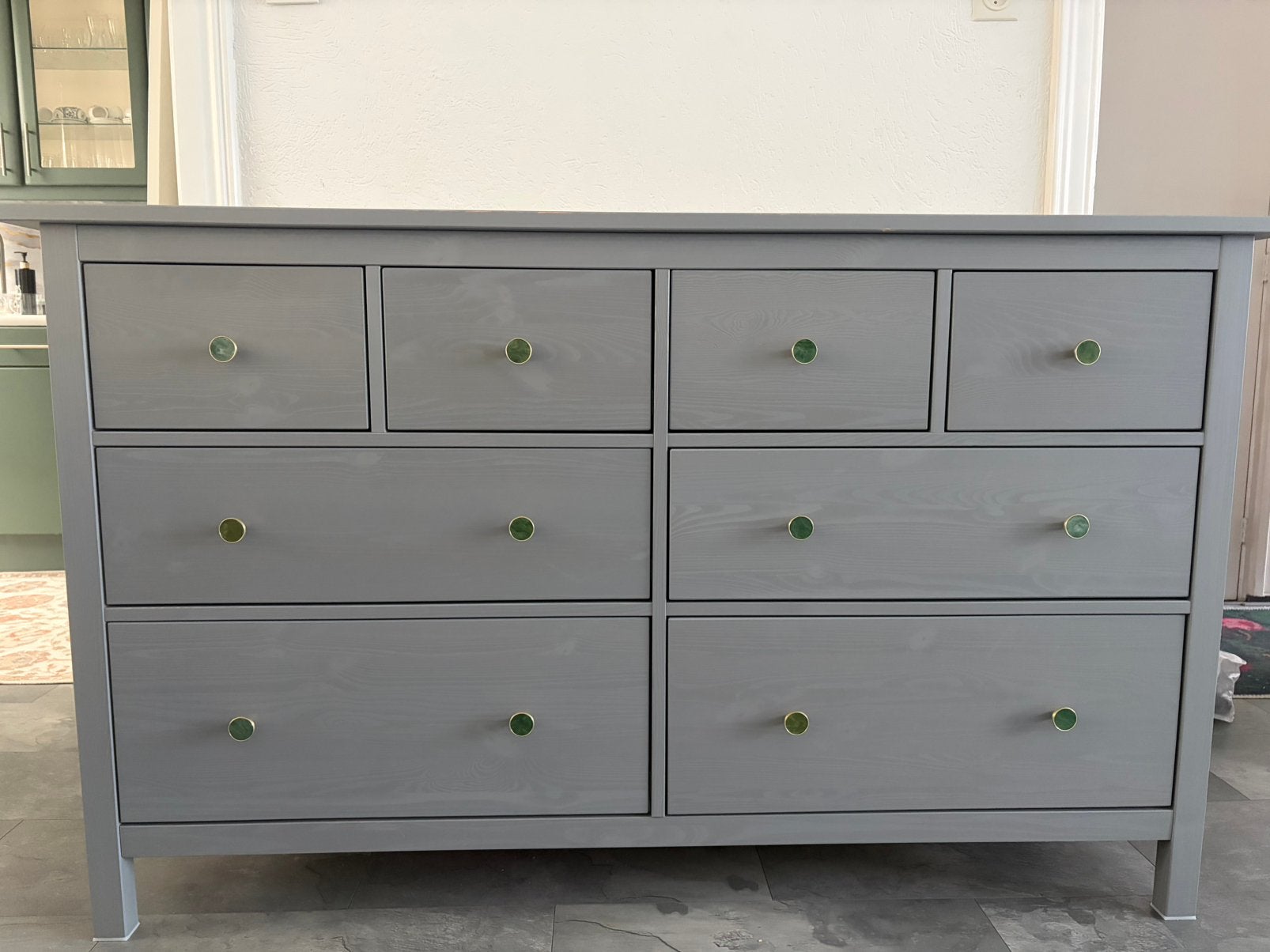 İkea hemnes 8 ladekast lichtegrijs zgan, Ophalen, 5 laden of meer, Zo goed als nieuw, Minder dan 100 cm