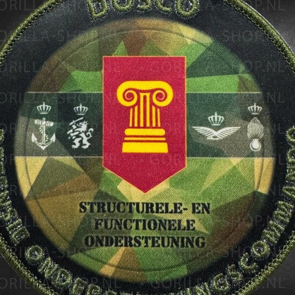 DOSCO patches, Ophalen of Verzenden, Landmacht, Nederland, Embleem of Badge