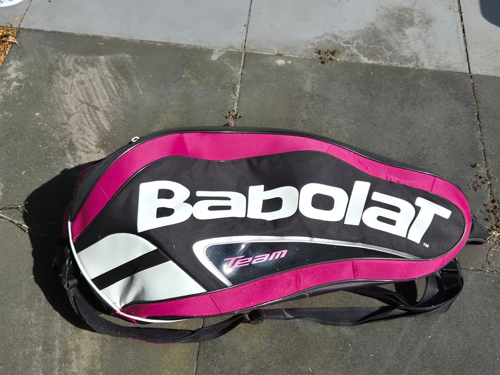 Nette Babolat tennistas - Roze/Zwart, Sport en Fitness, Tennis, Gebruikt, Tas, Babolat, Ophalen