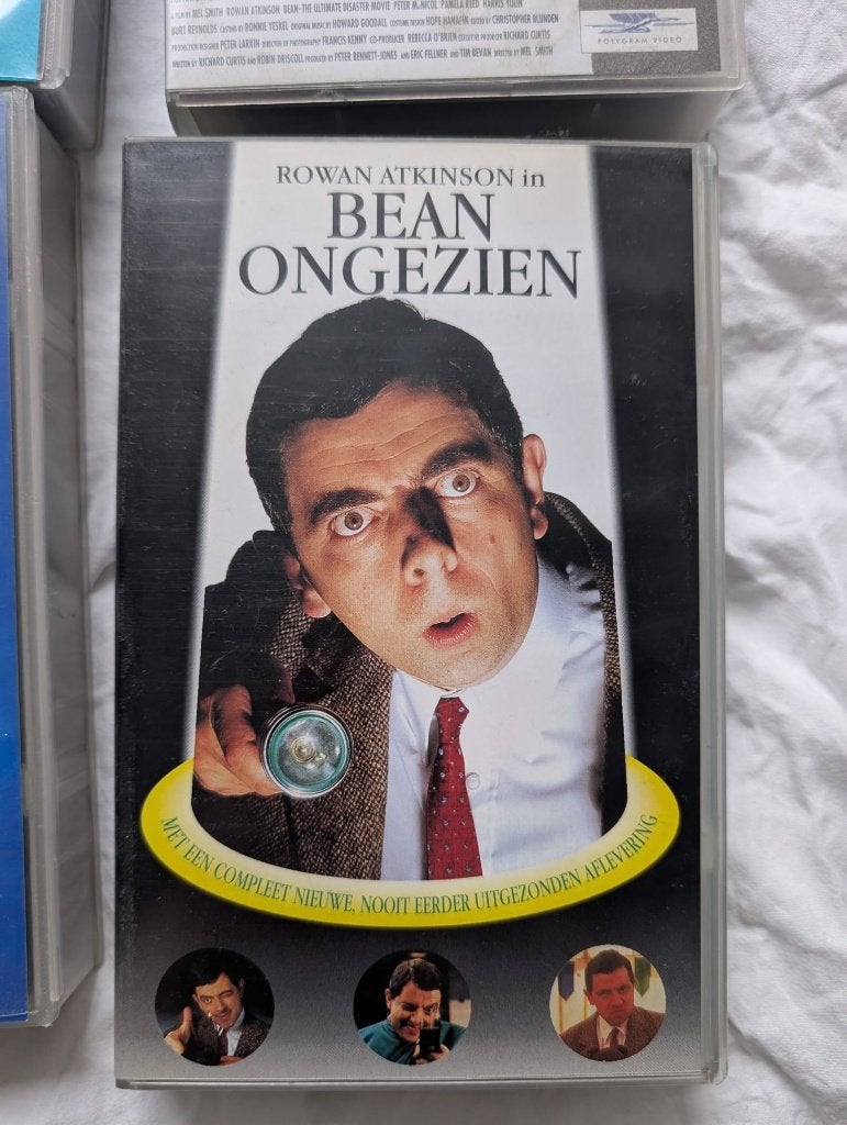 Rowan Atkinson in Bean Ongezien VHS, Alle leeftijden, Ophalen of Verzenden, Komedie, VHS