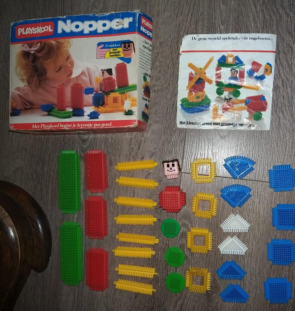 Nopper bouwstenen in originele doos, Ophalen, Zo goed als nieuw, Nopper