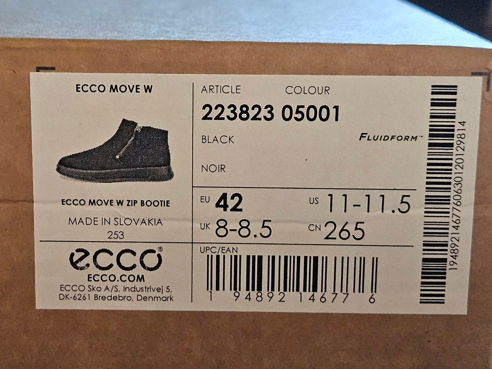 Nieuwe ECCO suède dames bootie - Maat 42, Kleding | Dames, Schoenen, Nieuw, Lage of Enkellaarzen, Zwart, Ophalen of Verzenden
