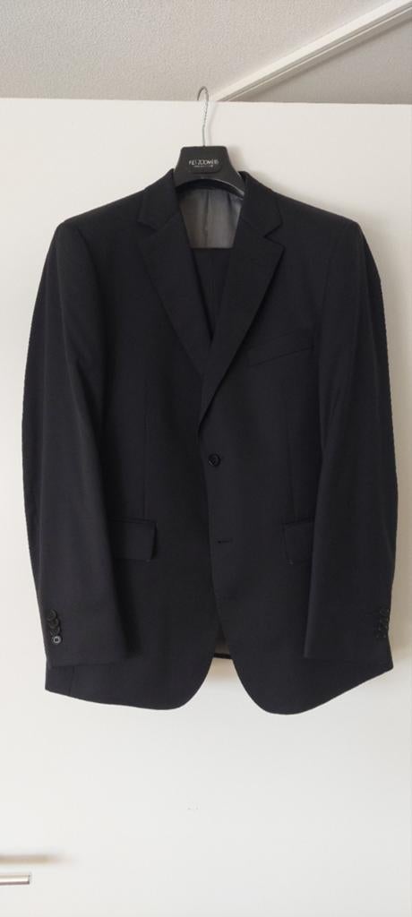 Stanley & Morgan Zwart Herenpak - Maat 52, Kleding | Heren, Maat 52/54 (L), Zwart, Ophalen of Verzenden, Zo goed als nieuw