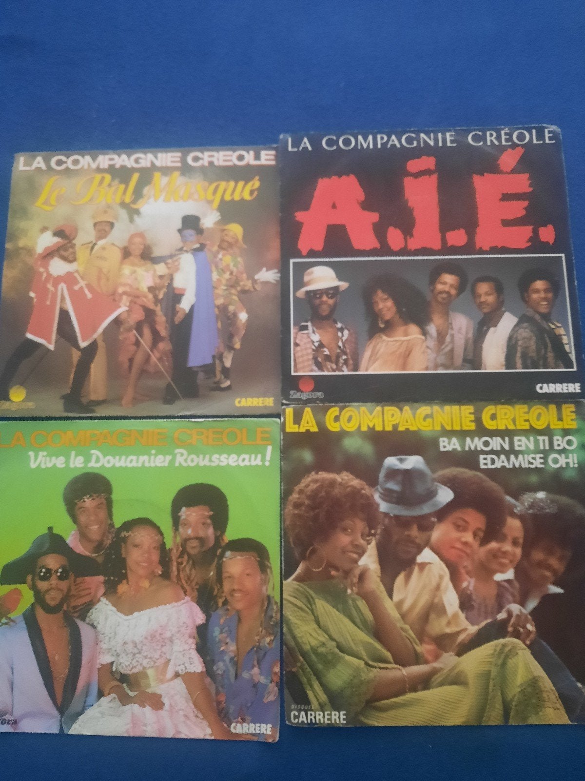 4x vinyl singels van La Compagnie Creole, Cd's en Dvd's, Ophalen of Verzenden, Zo goed als nieuw, Pop