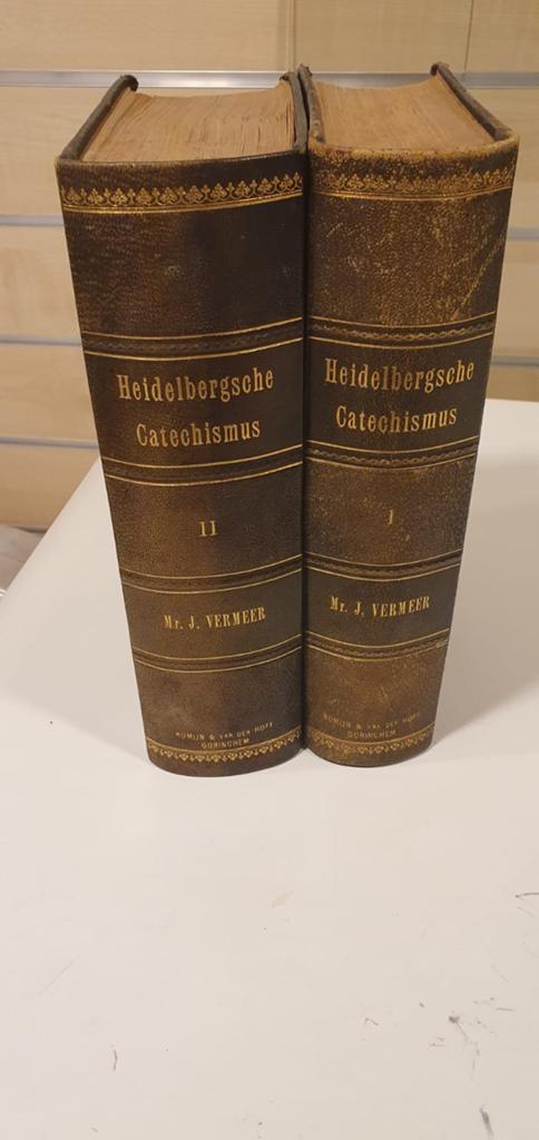 Justus Vermeer. Heidelbergschen catechismus.  2 delen., Ophalen of Verzenden, Gelezen, Christendom | Protestants