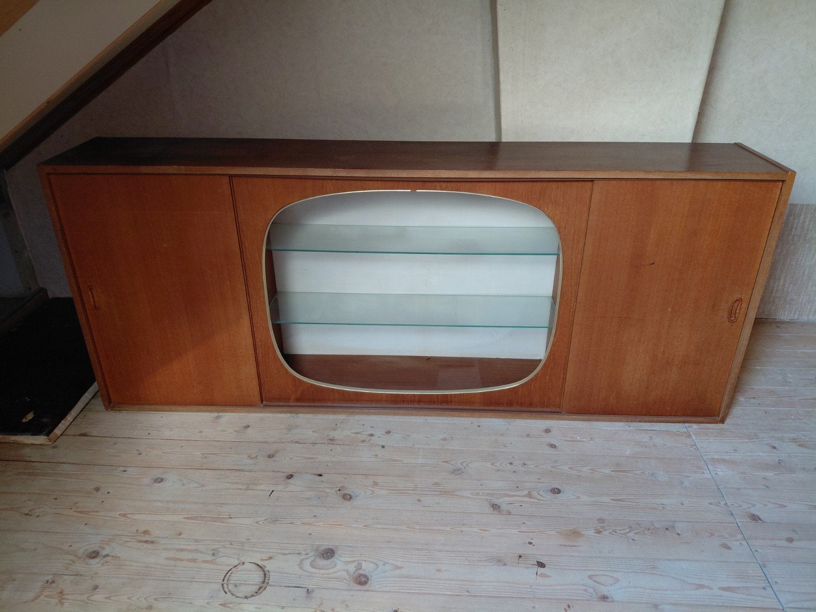Vintage Deens design wandmeubel/dressoir, Antiek en Kunst, Ophalen of Verzenden
