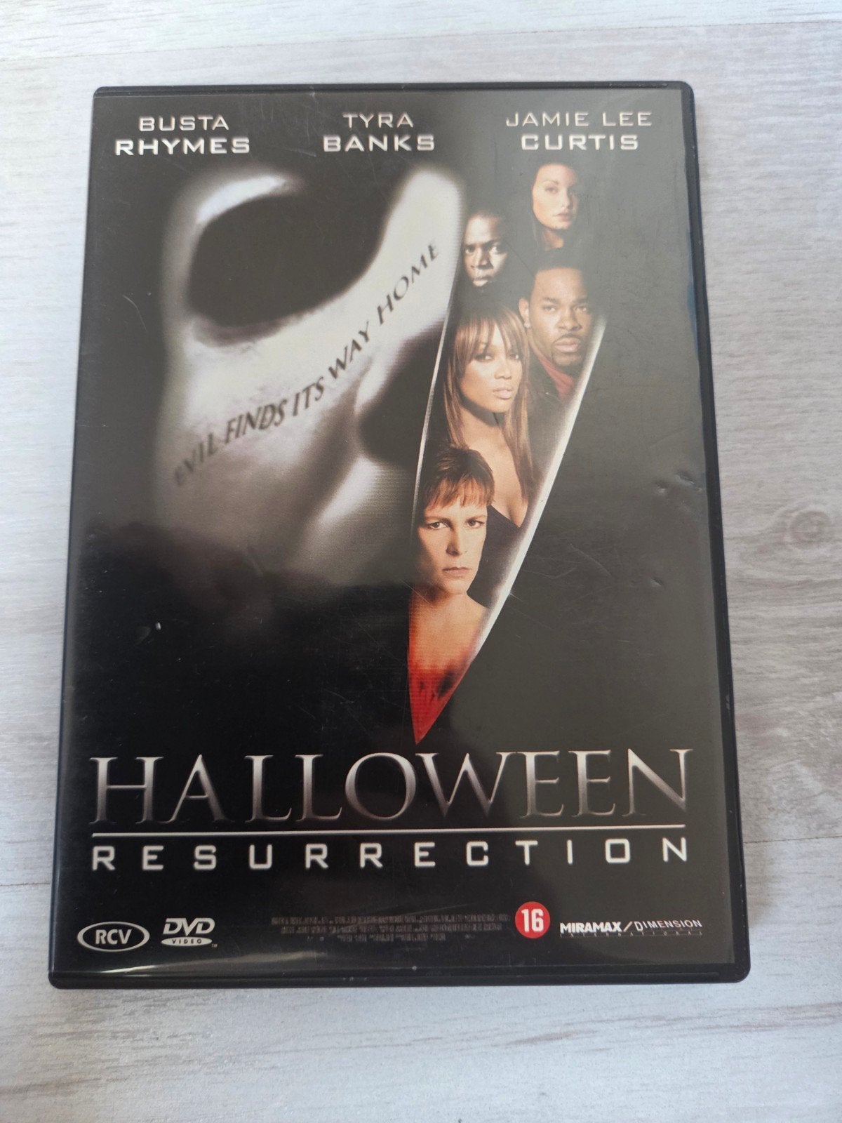 Halloween Resurrection DVD - Horrorfilm met Jamie Lee Curtis, Vanaf 16 jaar, Verzenden, Breedbeeld, Gebruikt